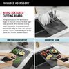 32&rdquo; Granite Composite Workstation Kitchen Sink Undermount Single Bowl with WorkFlow&trade; Ledge and Accessories